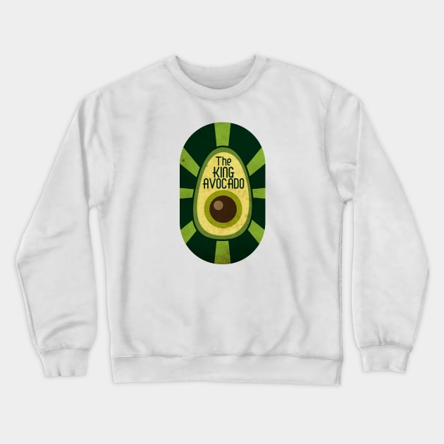 King Avocado Crewneck Sweatshirt by CTShirts